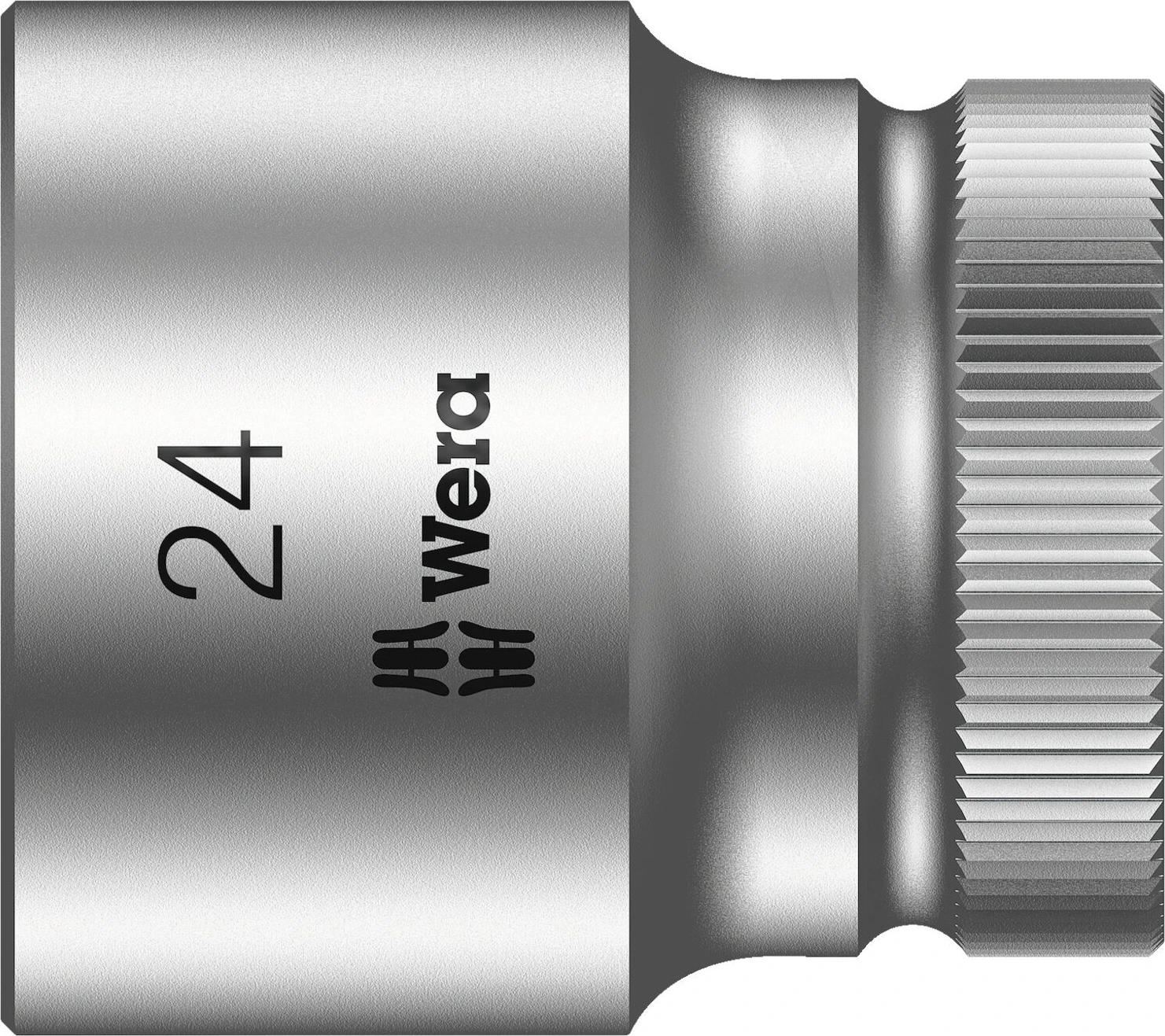Wera Zyklop 1/2" socket - Metric 24.0, 24 mm, Chrome
