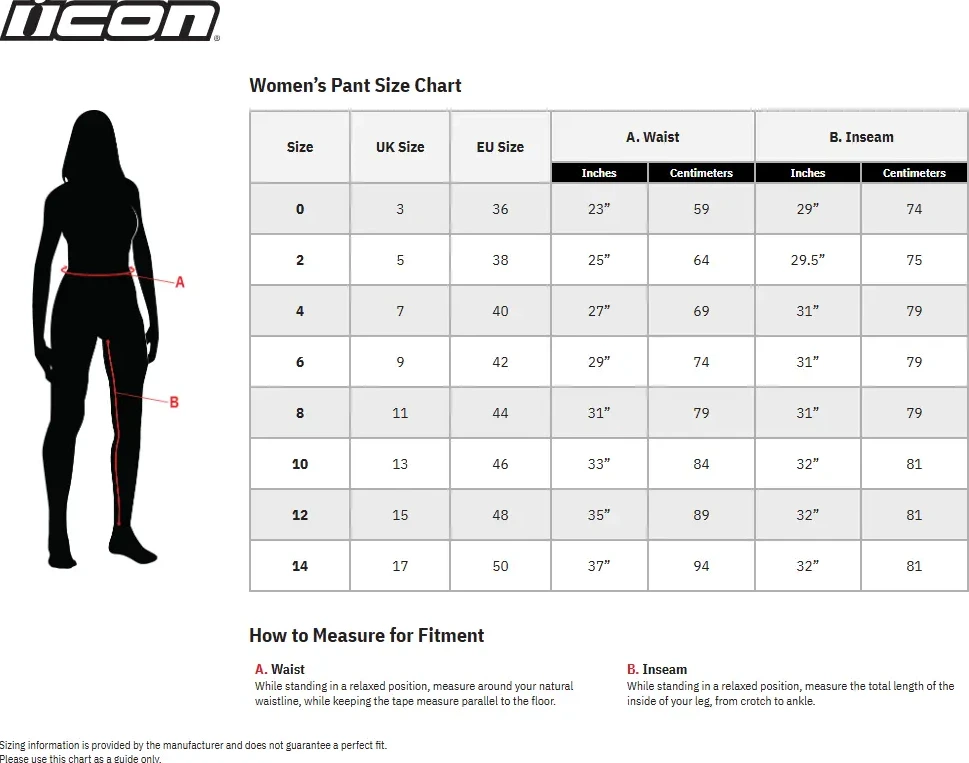 PANT WM TUSCADERO2 BLACK XS