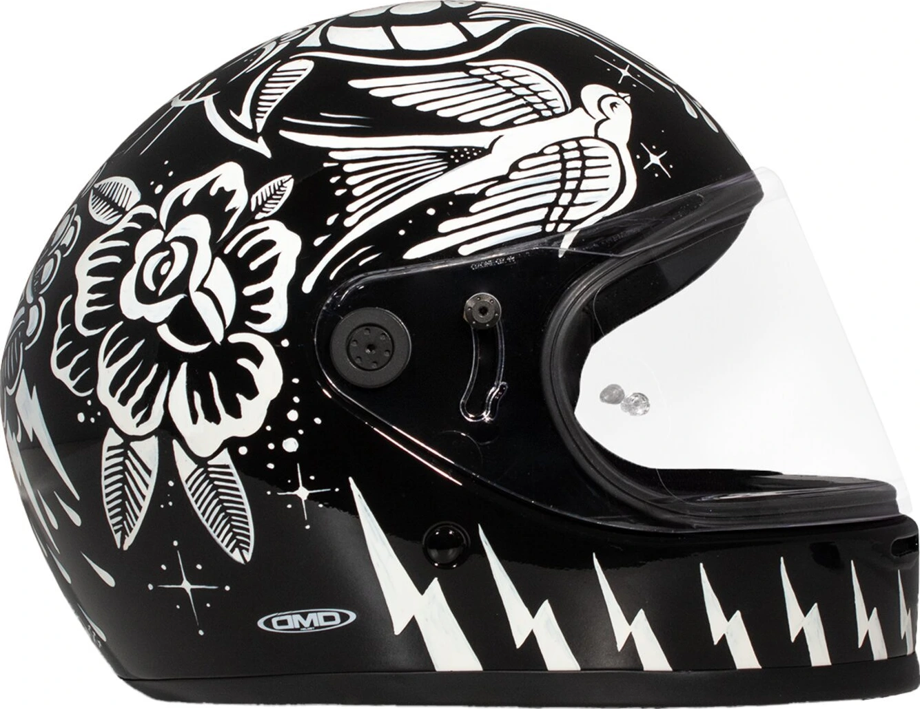 DMD Rivale helmet panther, Black, S, Gloss