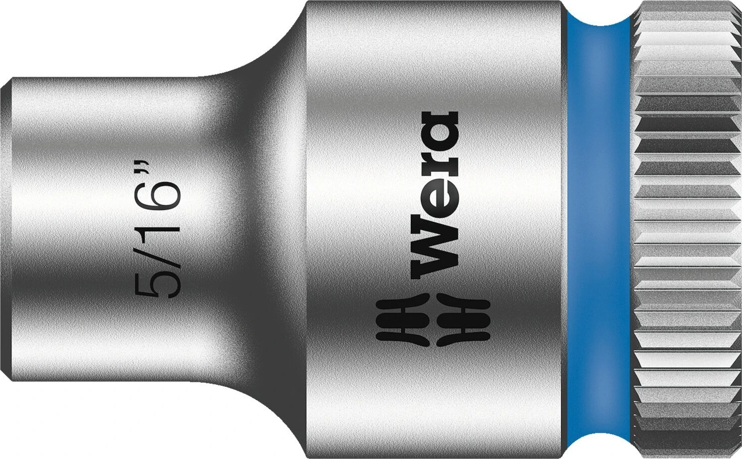 Wera Zyklop 3/8" socket - US sizes 5/16", Chrome