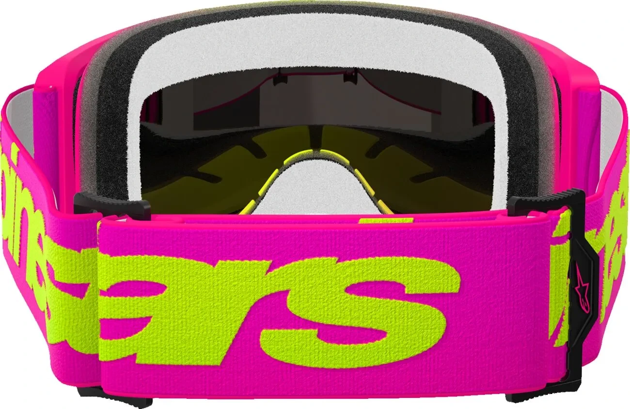 GOGGLE VISION 5 WORDMARK PNK/YLW MIRROR-RED