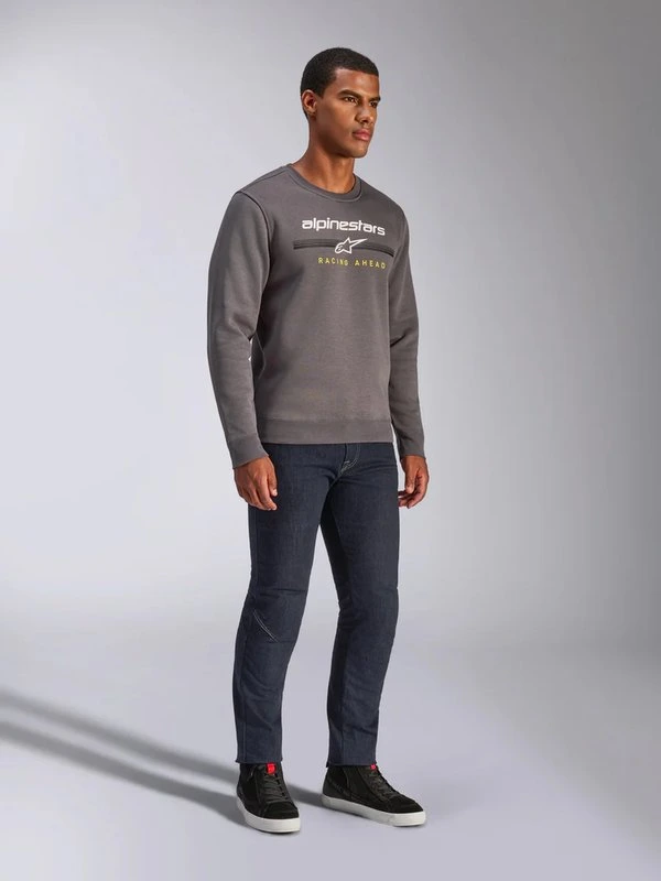 Alpinestars Fleece Bettern Crew Charcoal, XXL