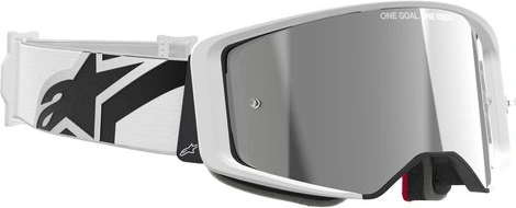 Alpinestars Goggle Supertech CORP WHITE Mirror SILVER