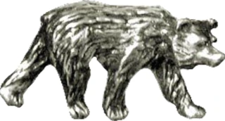 Biker pins Black bear pin