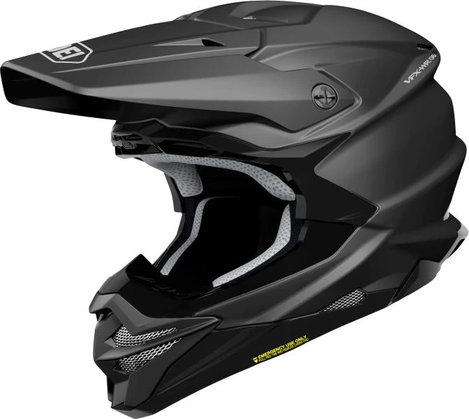 M — Šalmas motokrosui SHOEI VFX-WR 06, matinis juodas, dydis M