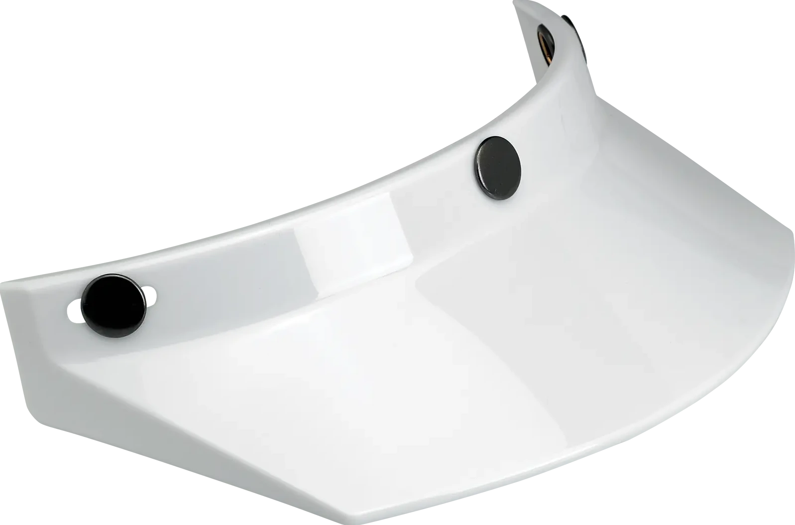 VISOR MOTO 3SNAP WHT