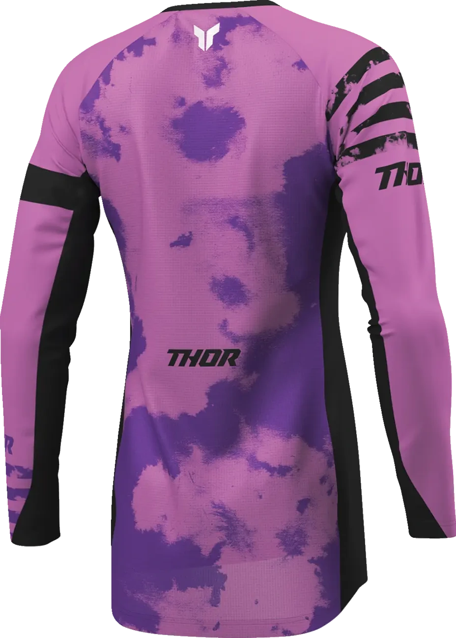 JERSEY WMN LAUNCHMODE BLEACH BLK/ORC XS