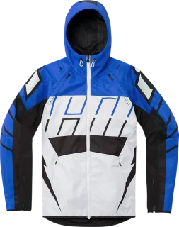 Black, Blue, White / Blue, White