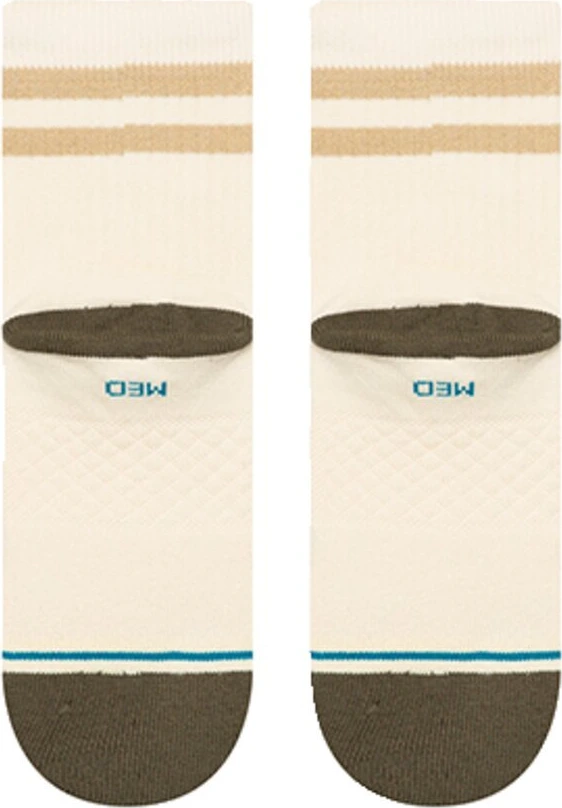 Stance Marled Stripe quarter socks ivory, 38-42
