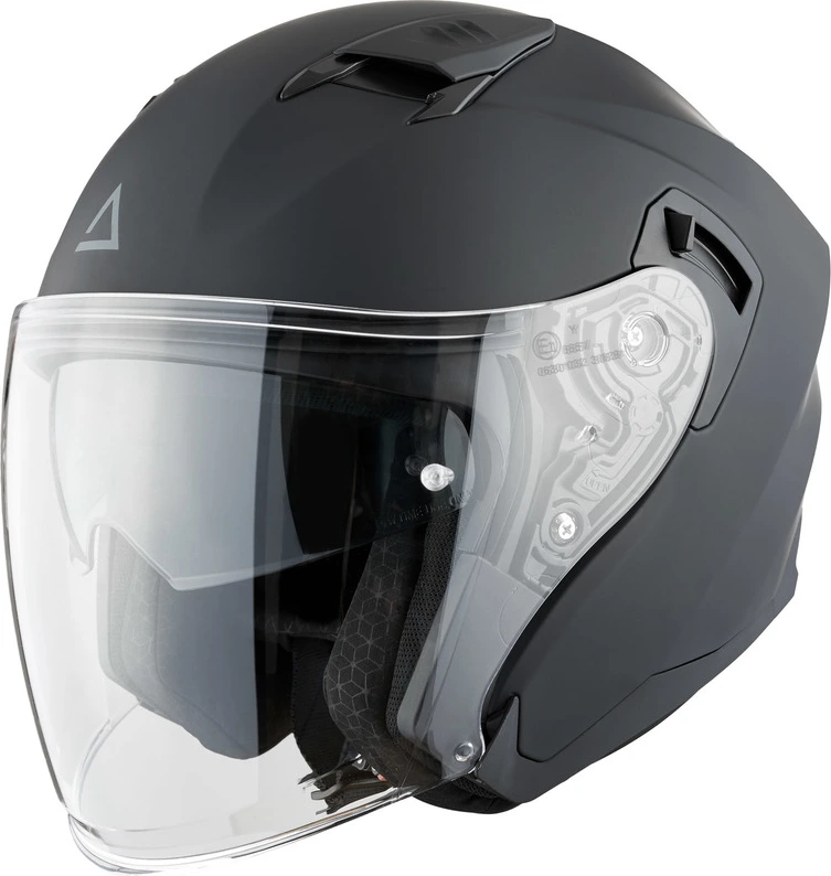 AMOQ Helmet JI200 Solid matt black, XS