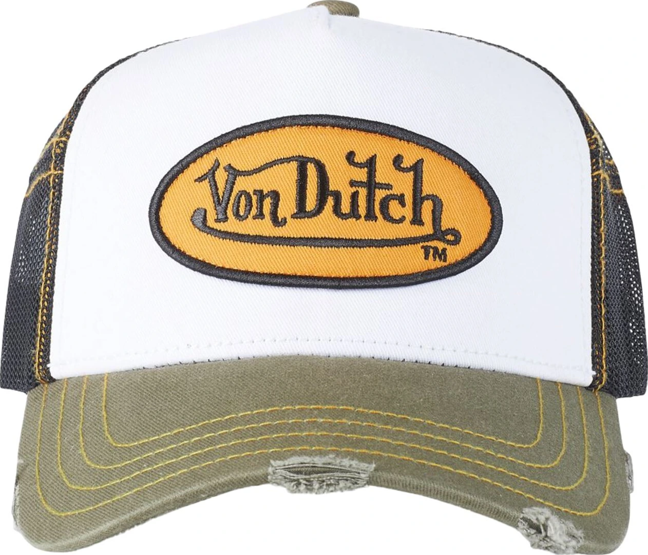 Von Dutch Trucker mesh cap, White, black