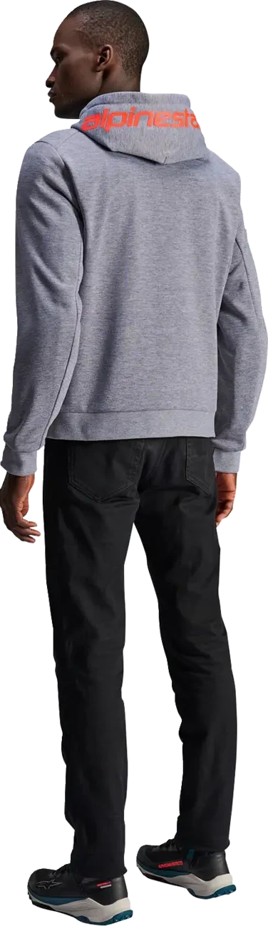 JACKET/HOODIE CHROME V2 GRY/RED S