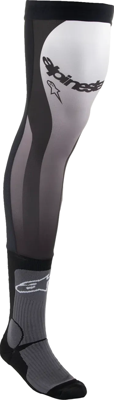 SOCK KNEE BRACE BLK/WT LX