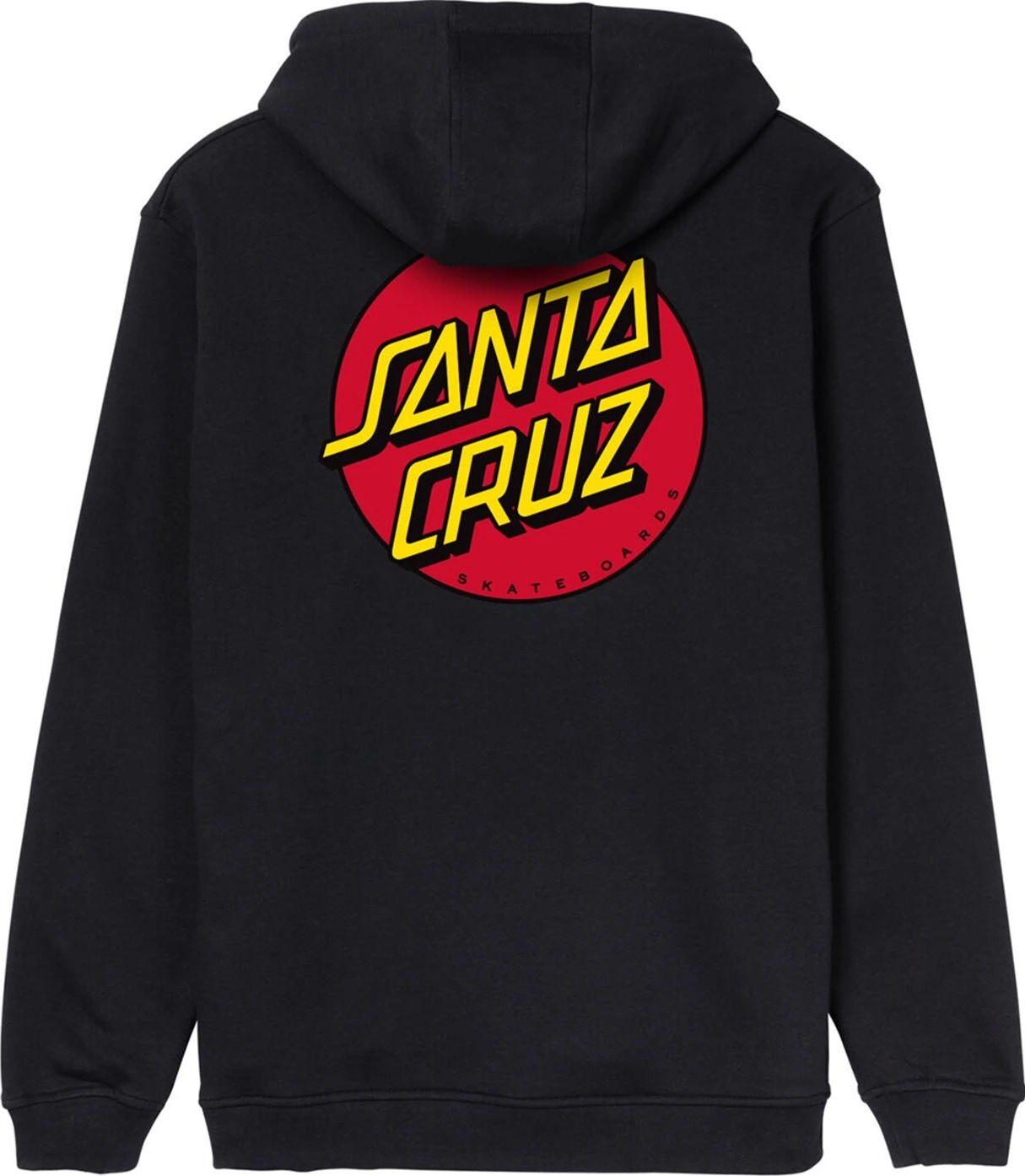 Santa Cruz Dot Chest hoodie, Black, M