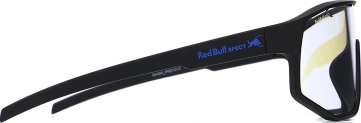 Spect Red Bull Dash Pro Sunglasses Soft Black w Photochromic Blue Mirror lens