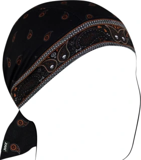 Black / Black, Orange, White / Classic Bandana