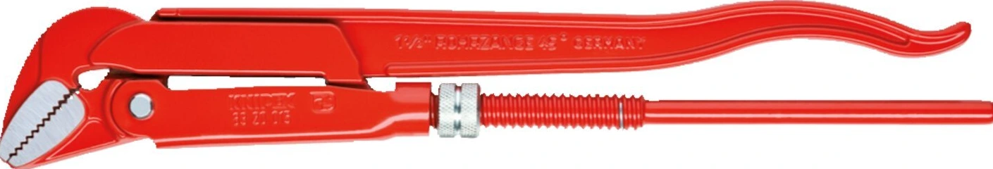 Knipex pipe wrench 430mm, Red