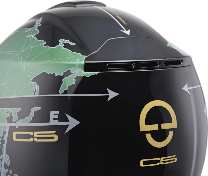 Schuberth Helmet C5 Globe Green, 53 XS