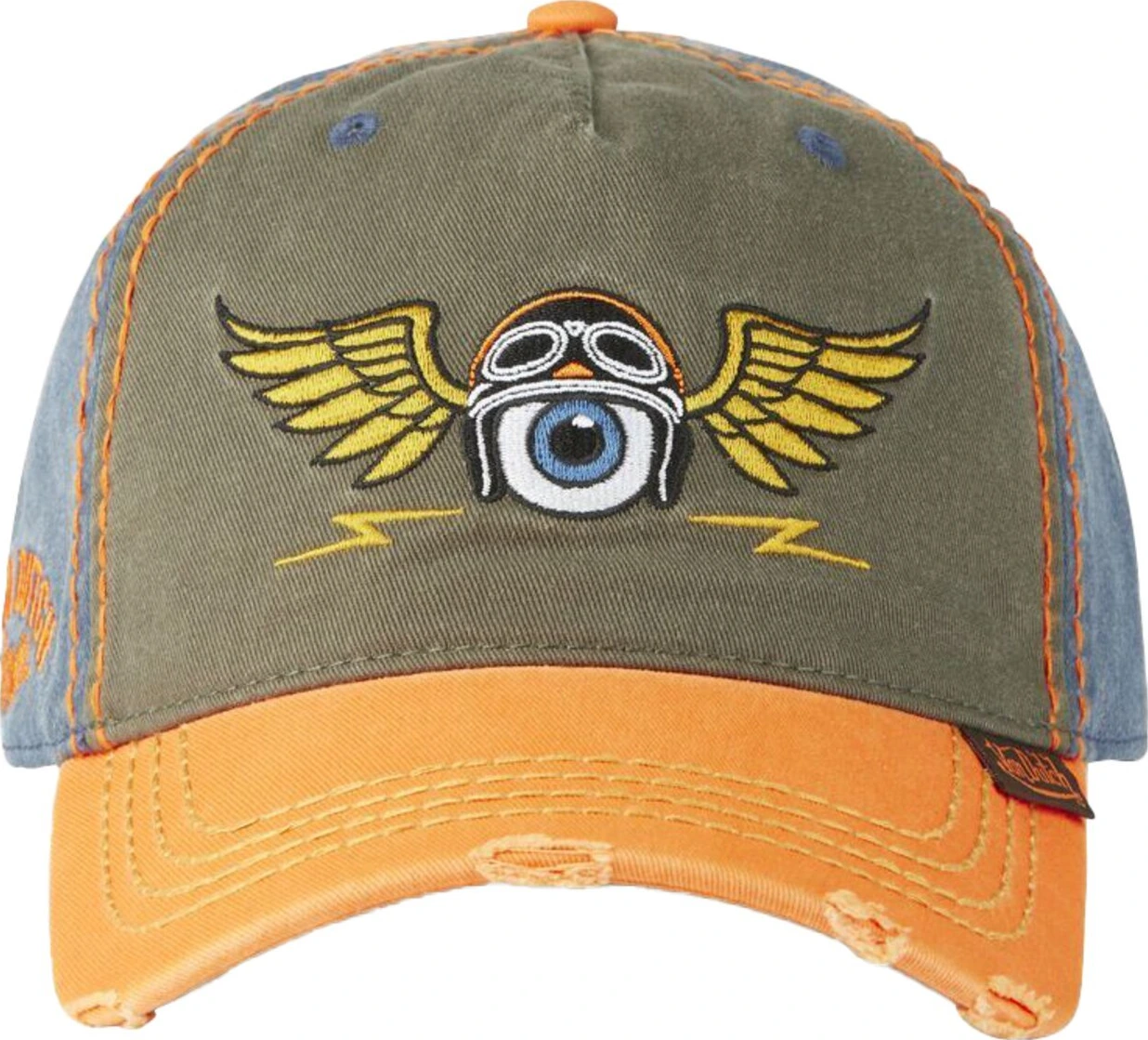Von Dutch Baseball retro cap eye, Green