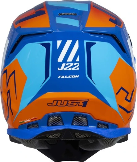 Just1 Helmet J-22 F Falcon Orange/Blue, M