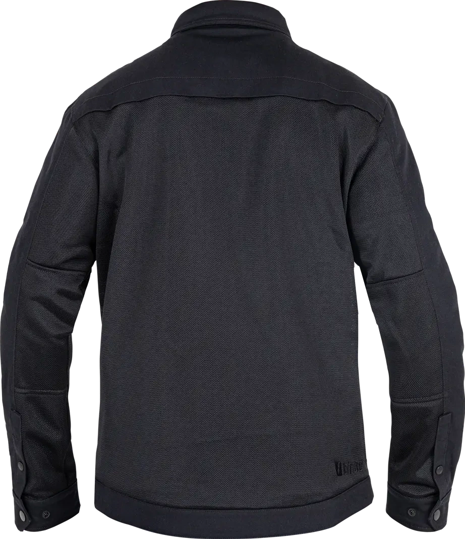 MOTOSHIRT AERO MESH BLACK SM