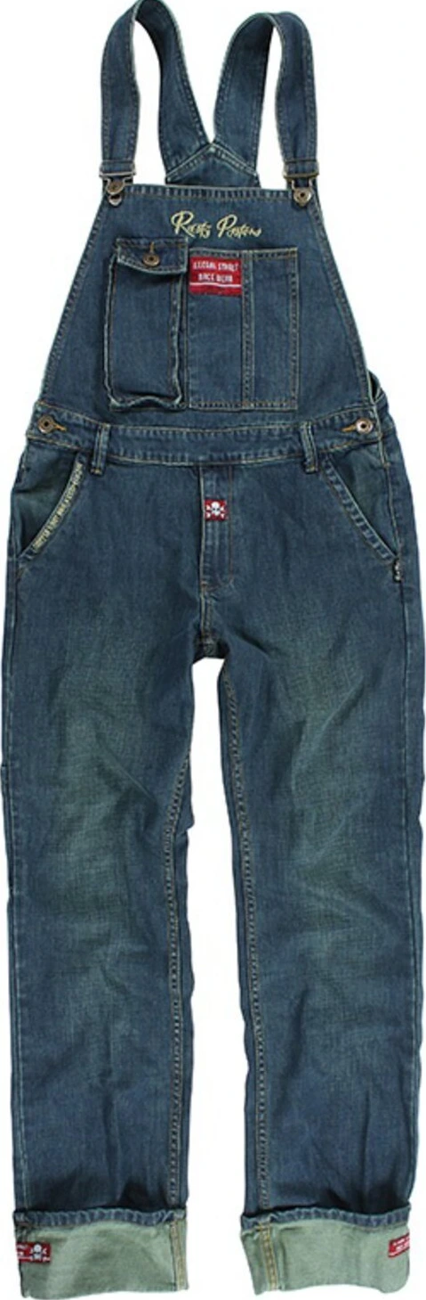 Rusty Pistons Bedford bib overall, Blue, 32/34