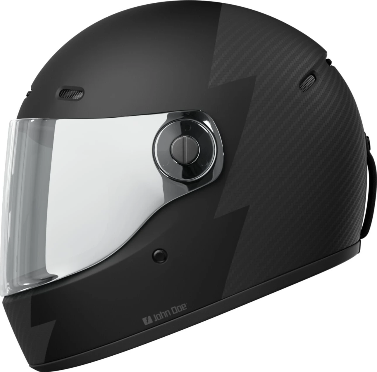 John Doe JD/ONE Signature Frozen helmet, Black, carbon, S, Matte