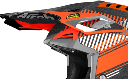 Airoh Aviator 3 Peak Wave orange chrome