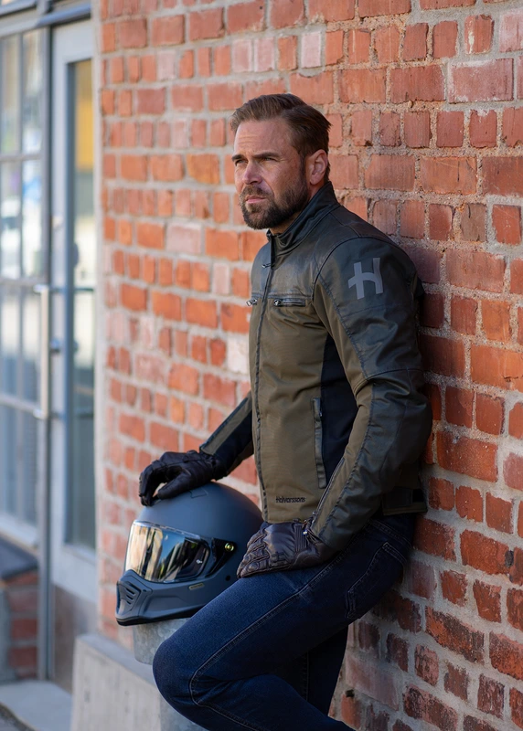 Halvarssons Textile Jacket Holmen Brown/olive green, 48