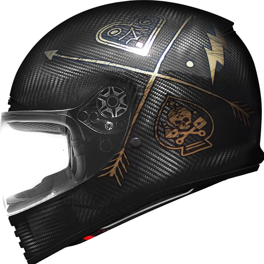 HELMET THUNDER CARBON NX GD CHR XS