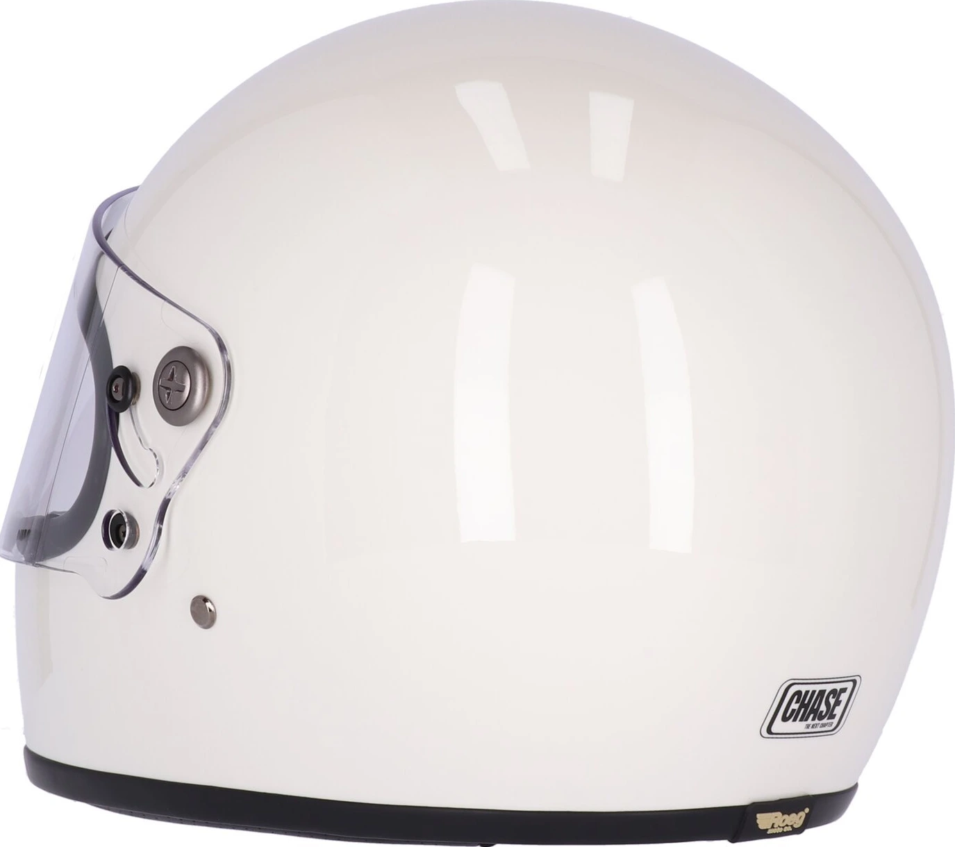 Roeg Chase helmet, vintage White, White, L, Gloss
