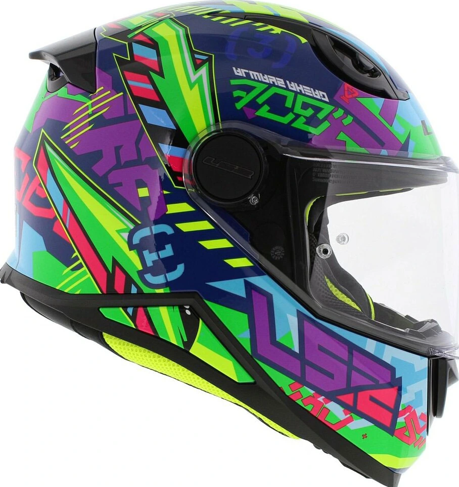 LS2 FF812 KID SVENT Helmet - S, Blue Green
