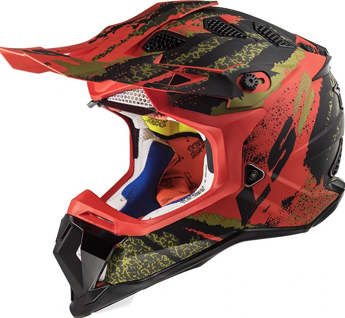 LS2 MX470 SUBVERTER CLAW helmet - XS, Matt Black Red