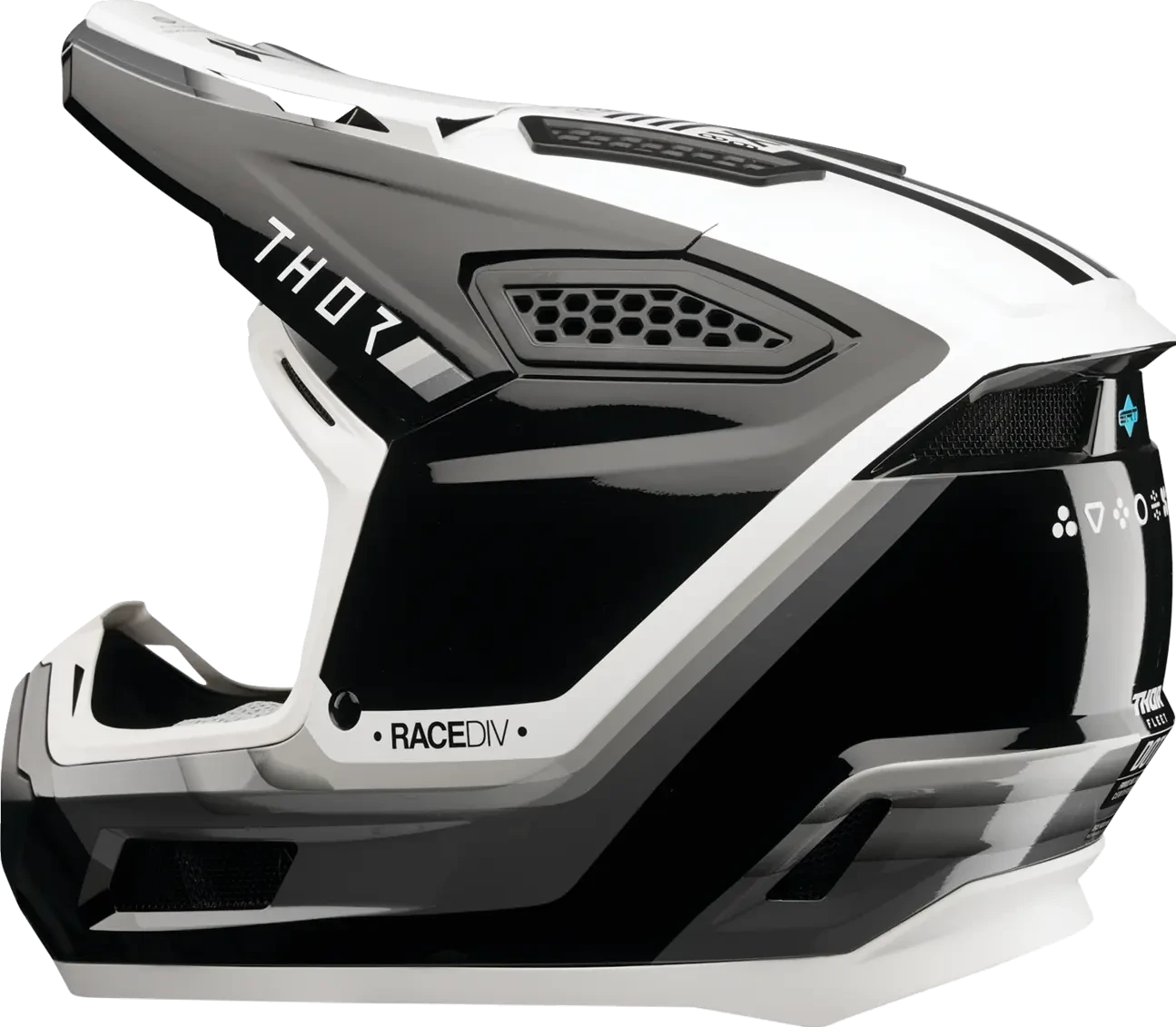 HELMET FLEET DEFY BK/WH MD