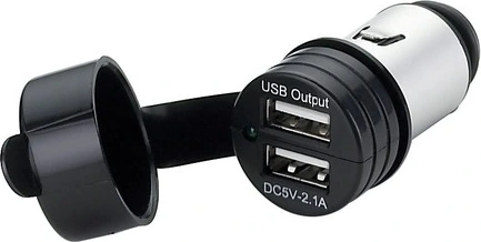 Double USB plug
