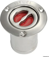 Osculati FUEL deck plug polished SS straight 80 mm