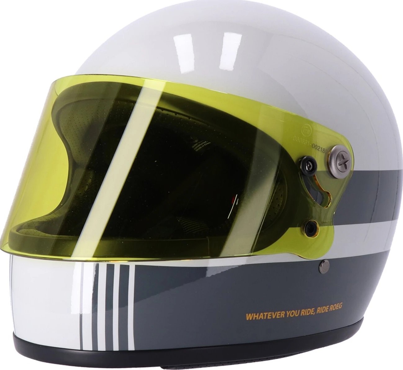 Roeg Chase Fog Line helmet, Gray, XS, Gloss