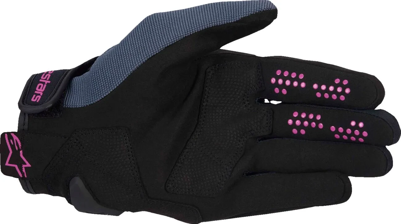 GLOVE STELLA CHROME ASPH BLK/PRPL XS