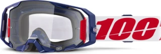 Blue / Clear, Dark Blue, Red, White