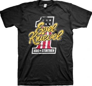 Evel Knievel King Of Stuntmen T-shirt