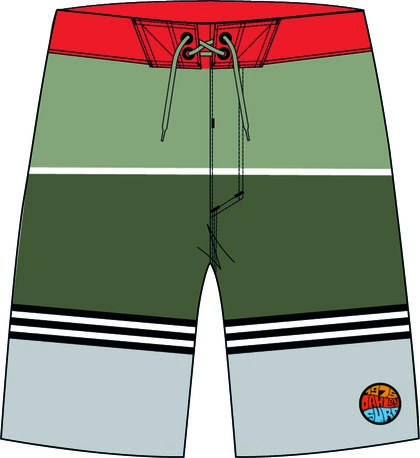 Oakley STRIPED 1975 BOARDSHORT 21 DARK BRUSH GREY COLOR BLOCK, 30