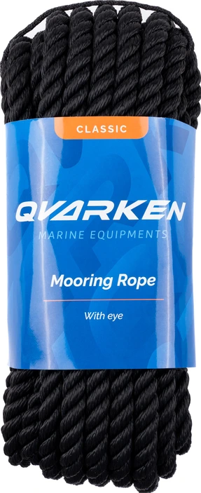 Qvarken Mooring Rope Classic with eye 14mm 6m black