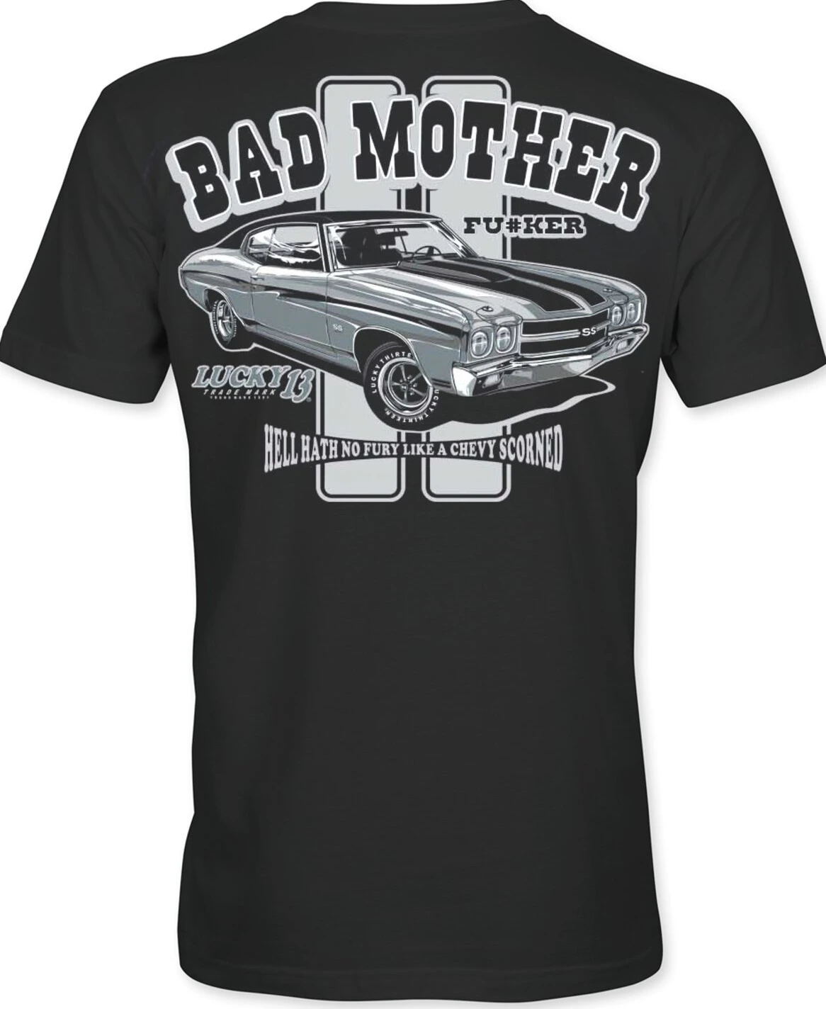 Lucky 13 Bad Mofo t-shirt, Black, S
