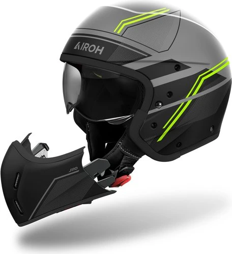 Airoh Helmet J 110 Slim Yellow Matt, S