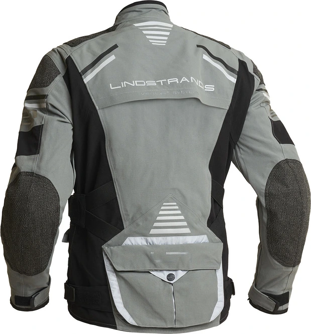 Lindstrands Textile Jacket Sunne Grey/Black 48