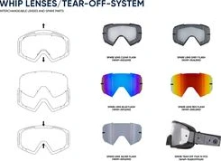 Spect Red Bull Whip SPARE LENS red flash