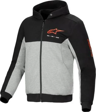 Alpinestars Hoodie Chrome v2 Gray/Black/Red, S