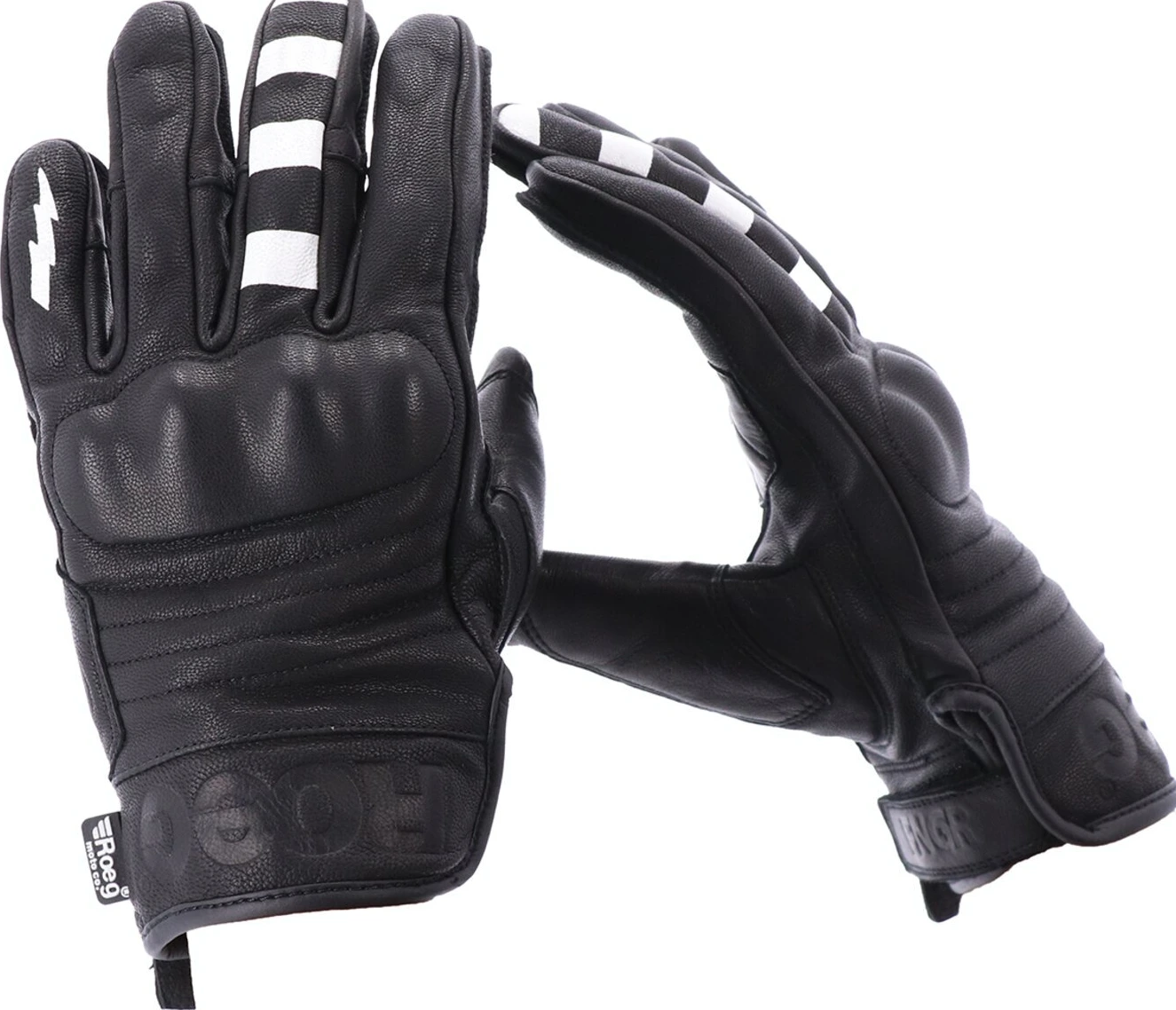 Roeg FNGR graphic gloves, Black, L