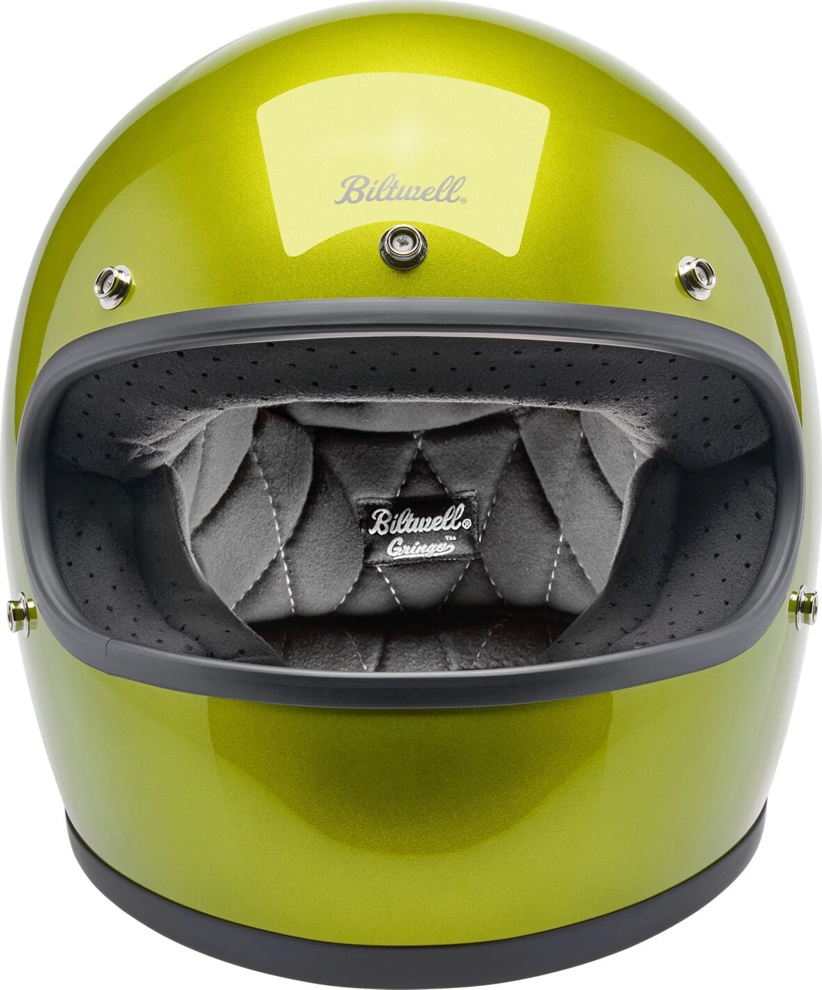 Biltwell Gringo helmet, metallic lime Yellow, S, Metallic