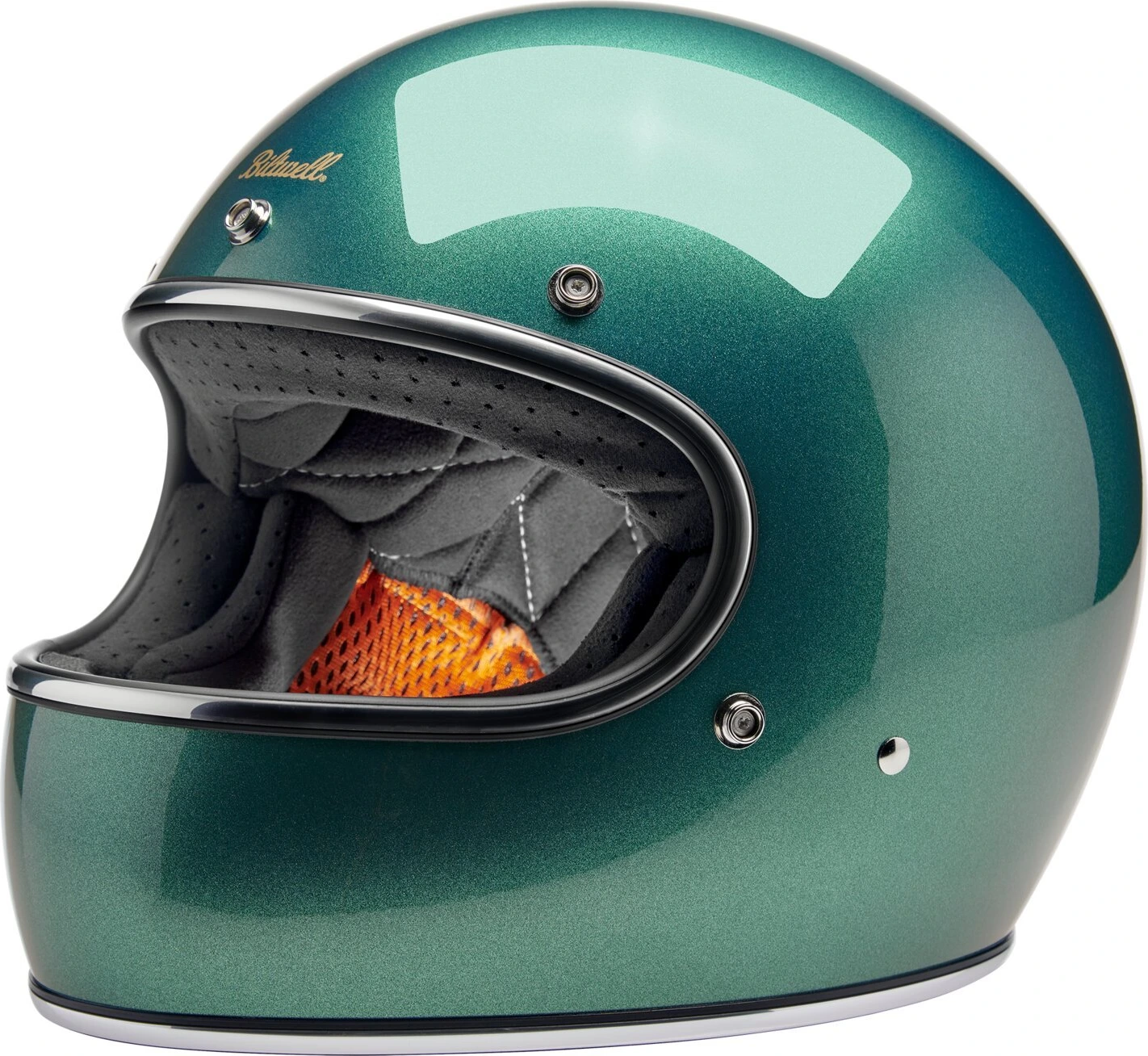 Biltwell Gringo helmet, metallic catalina Green, S, Metallic